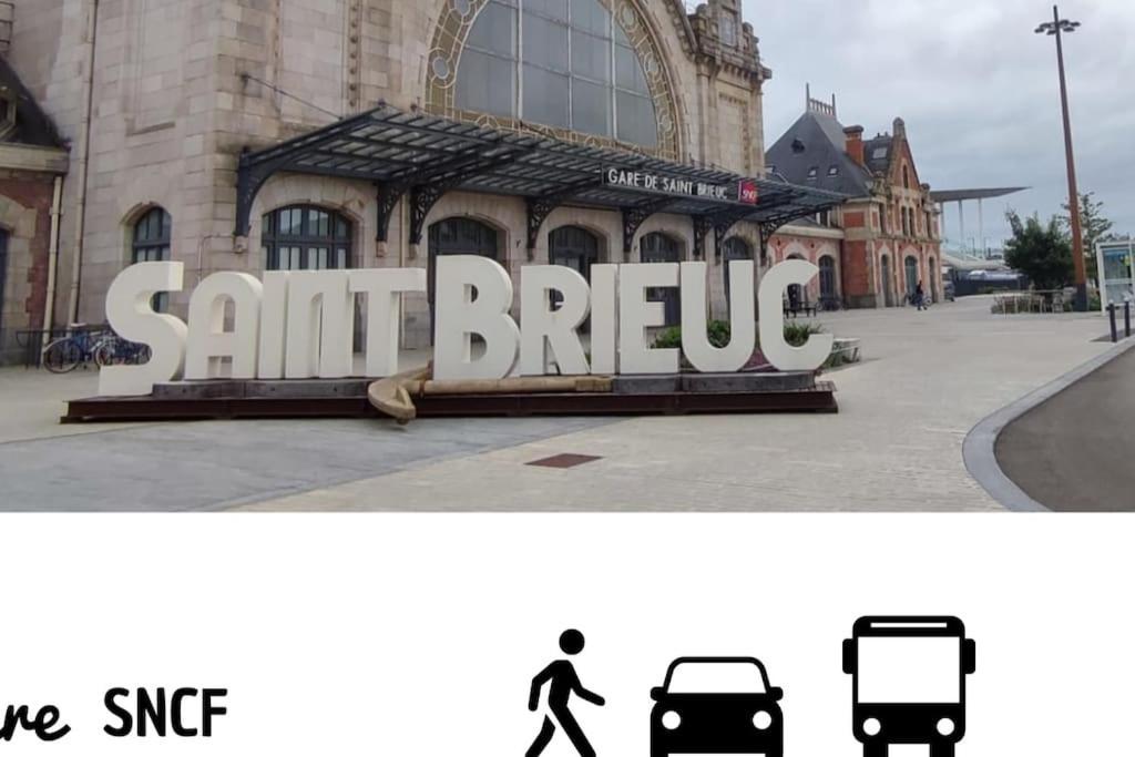 Апартаменти Le Paris-Brest - Faites Une Pause Sur Votre Trajet Сен-Бріє Екстер'єр фото