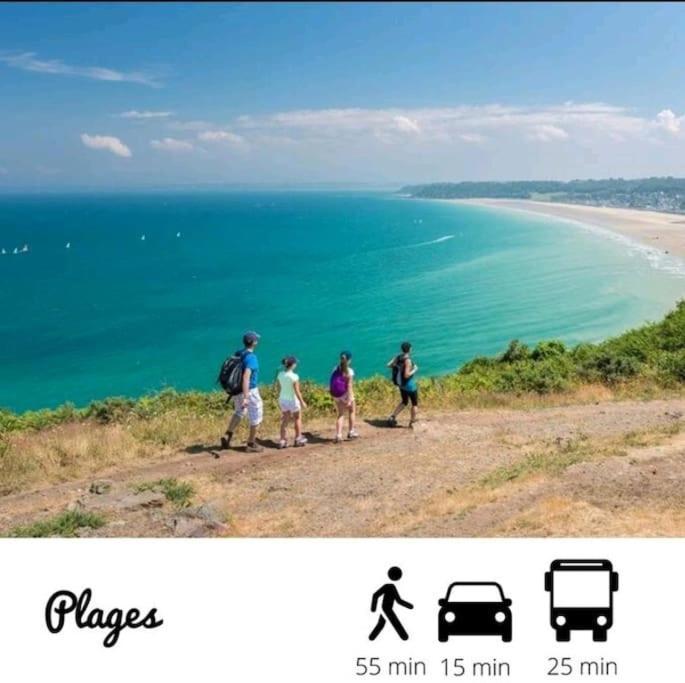 Апартаменти Le Paris-Brest - Faites Une Pause Sur Votre Trajet Сен-Бріє Екстер'єр фото